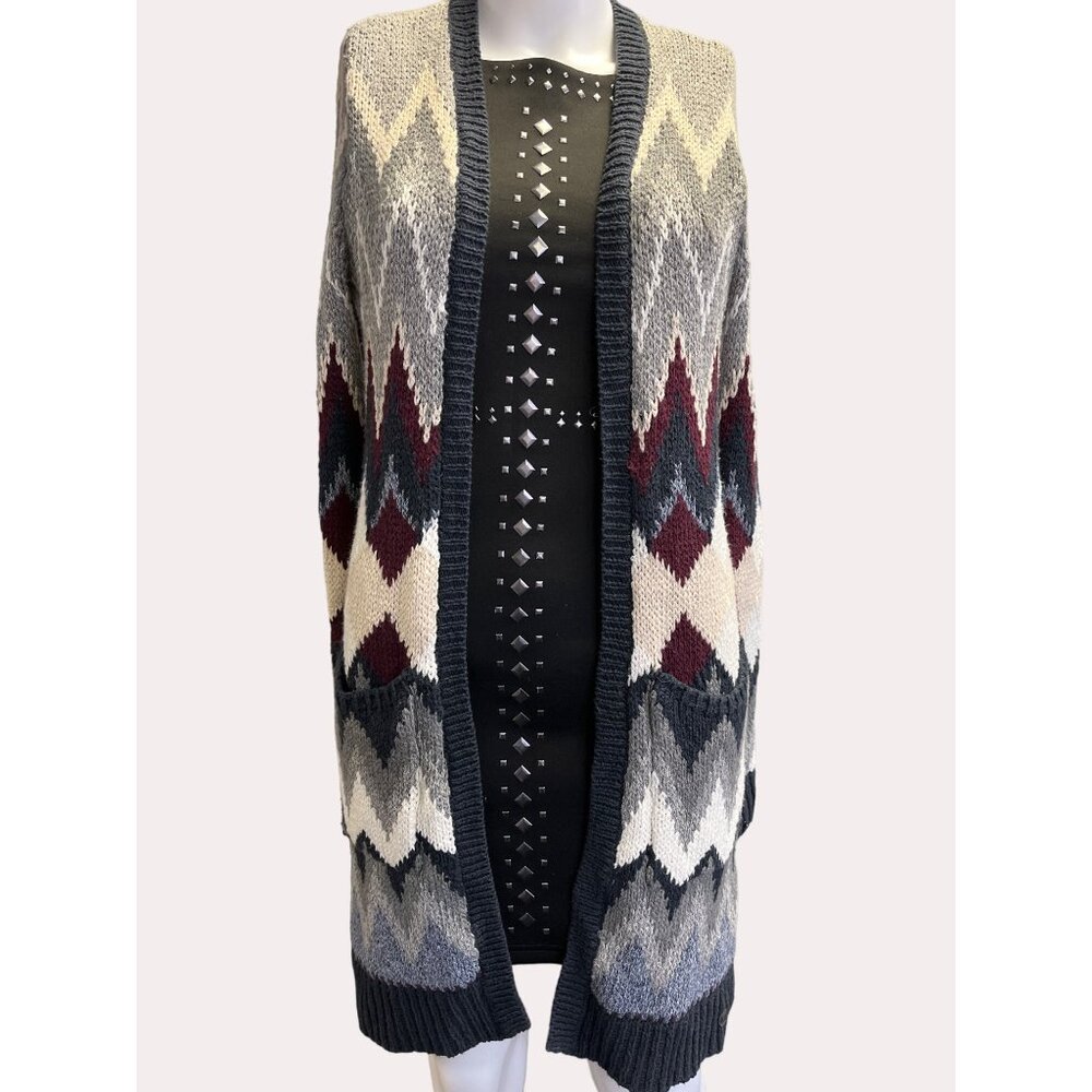 American Eagle Outfitters Women's Multicolor Knitted Cardigan Sz XXS SKU 6163